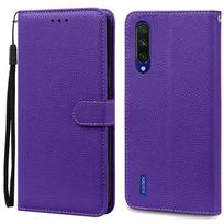 Mi A3 dėklas Xiaomi Mi A3 piniginės odinis atverčiamas dėklas Xiaomi Mi A3 A 3 MiA3 telefono dėklas Xiaomi A3 dėklas odinis Funda Coque Xiaomi Mi A3 (2019) tamsiai violetine spalva