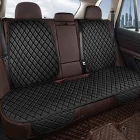 SEAMETAL PU Odos Universalus Automobilio Galinės Sėdynės Užvalkalas Automobilio Interjero Apsauga Kėdės Pagalvėlės Kilimėliai Padas Keturiems Metams rear seat cover juoda