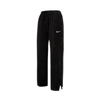 Nike Solid Logo Print Corduroy Wide Leg Long Pants Split Sports Pants Women pants Black DQ5922-010 XL