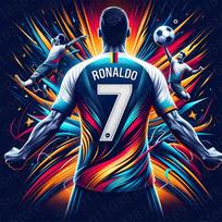 2025 Nauji C Ronaldo Futbolo Fano Marškinėliai Vaikams Suaugusiems Vasaros Sportiniai Futbolo Treniruočių Marškinėliai Vaikų Viršus Apvalia Kakleline Laisvas Džemperis 100