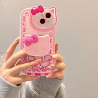 Sanrio Hello Kitty Stovas Telefono Dėklai iPhone 16 15 14 11 13 12 Pro Max XR XS 7 8 Plus Originalus Smūgiams Atsparus Dėklas Y2K Dėklas For iPhone 15 Pro