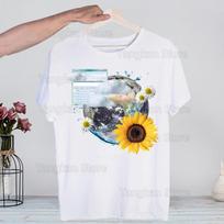Frutiger Aero Harajuku Marškinėliai Vasara Vyrams/Moterims Hip Hop Juokingas Spaudinys Marškinėliai Streetwear Marškinėliai Trumpomis Rankovėmis S