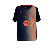 Nike Dri-Fit 25-26 Barselona Patogus Universalus Megztinis Trumpomis Rankovėmis Futbolo Marškinėliai Unisex Viršutiniai Drabužiai HM3437-411 XL