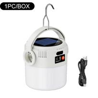 Naujas saulės energija įkraunamas ličio baterijos palapinės daugiafunkcinis rankinis didelio nuotolio lauko retro kempingo šviesa atmosfera 1PC white