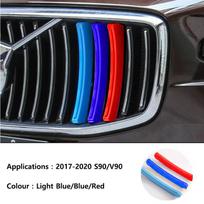 For Volvo S60 S90 XC40 XC60 XC90 V60 V90 modified grille Swedish style decorative strip Interior automotive supplies Decorative 2016-2020 S90 V90BBR