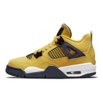 Air Jordan 4 Retro GS Lightning 2021 Vaikų sportbačiai Geltoni Tour-Yellow Daugiaspalviai 408452-700 35.5