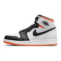Air Jordan 1 Retro High OG GS Electro Orange Vaikams Bėgimo bateliai Balti Juodi 575441-180 35.5