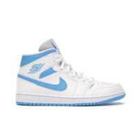 Air Jordan 1 Mid UNC Moteriški sportbačiai Balti Karolinos-Mėlyni BQ6472-114 36