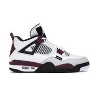 Paris Saint-Germain x Air Jordan 4 Retro Bordeaux Unisex Snikeriai Balti Neutraliai Pilki Juodi CZ5624-100 44