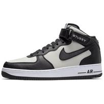 Stussy x Nike Air Force 1 Mid Juodi Balti Unisex Kedai DJ7840-002 38.5