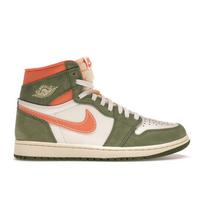 Air Jordan 1 Retro High OG Craft Celadon Vyriški sportbačiai Žalias Dangus-J-Šviesiai Alyvuotas Ryškiai Apelsininis FB9934-300 44.5