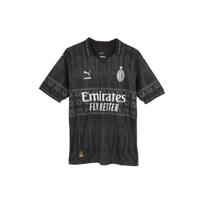 Puma x AC Milan x Pleasures Futbolo marškinėliai Tamsi versija Vyriški apatiniai juodi 776064-01 S