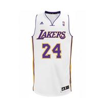 Adidas X NBA Bendradarbiavimas Los Angeles Lakers Kobe 24 Logotipas Megztinis Patogūs Krepšinio Marškinėliai Unisex marškinėliai Balti 7912A-3L9-K9836 2XL
