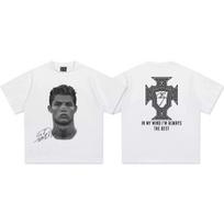 Y2K Messi Neymar CR7 Dydelis marškinėliai Futbolas Gatvės stilius Vasaros Vyriški Moteriški Retro Mada Medvilninis Viršus Unisex S