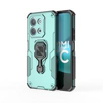 Telefono laikiklio dėklas Xiaomi Redmi 15C telefono dėklas Sunkių šarvų telefono galinis dangtelis Redmi 15C Smūgiams atsparus telefono dėklas Redmi 15C dėklui Redmi 15C 171.6mm žalia