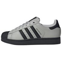 Adidas Originals Superstar 2 Classic su kriaukšlės pirštų galiuku Unisex sportbačiai Pilki Juodi JQ3183 40⅔