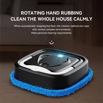 Išmanusis dvigubos paskirties šlapias/sausas robotas siurblys ir šluostytuvas P60-1 Black, Single Mop Cloth