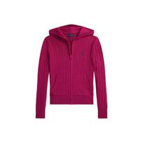 Polo Ralph Lauren Džemperis su gobtuvu, užsegamas užtrauktuku, su siuvinėtu arkliuku ir kengūros kišene, ilgomis rankovėmis, vaikiškas megztinis 313916533-016 XL