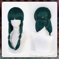 Maomao Cosplay Perukas Sintetinis Anime Vaistininkės Dienoraštis Žali Plaukai 2 Stiliai Kusuriya no Hitorigoto Plaukų Segtukas Galvos Apdangalas + Peruko Kepuraitė as the picture-