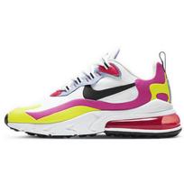 Nike Air Max 270 React Balti Rožiniai Geltoni Moteriški Laisvalaikio Batai CZ9351-100 36.5