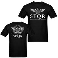 Spqr Erelis Roma Lotynų Vyrų Marškinėliai Unisex Naujas Pavasaris Aukšto Elastingumo Medvilnė Nauji Juokingi Marškinėliai T-shirt Harajuku Streetwear S