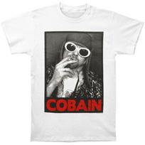 Vyriški Nirvana Kurt Cobain Rūkymo dėžutė Nuotrauka Įprasti vyriški marškinėliai T marškinėliai Balti 4XL