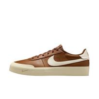 Nike Court Shot žemi teniso/riedlenčių batai vyriški šviesiai rudi sportbačiai FQ8146-201 41