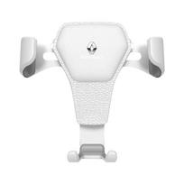 1 vnt. Svorio jėgos automobilio emblemos telefono laikiklis Laikiklis Oro spaustuko tvirtinimo stovas Priedai Renault Dacia Megane 2 Duster Logan Captur Clio Laguna 3 Fluence Renault balta
