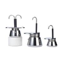 Nešiojamas nerūdijančio plieno moka puodas Italijos espreso gaminimo vamzdelis Kavos puodas Lauko stovyklavimo kavos įrangos rinkinys Single tube 50ml(without cup)