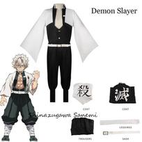 Shinazugawa Demonų Žudikas Sanemi Cosplay Kostiumas Manga Helovino Šventė Cos Apranga XS