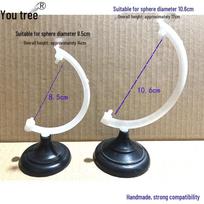 Rankų darbo pasidaryk pats gaublio stovas pagrindas 20 cm/14 cm rutuliams - Žemės medžiagos ir plastikinė atrama