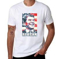 2025 naujas modelis Ronald Reagan Amerikietiška vintažinė vėliava Marškinėliai prabangūs marškinėliai vintažiniai drabužiai mieli drabužiai bliuzonai, vyrams S