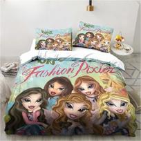 Animacinis B-Bratz 3D Spausdinimo Kawaii Mergaičių Patalynės Komplektas Viengulis Twin Pilnas Queen King Dydžio Patalynės Komplektas Suaugusiems Vaikams Mergaičių Miegamojo Patalynė Dovana EU single(135x200cm)