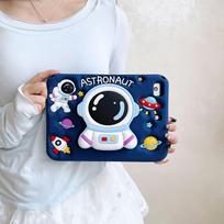 Astronaut Silicone Case for iPad 10.2/Pro 11/Mini 6/7/Air 6/9.7 - Cartoon Design Mini 1-5 Universal ~269g