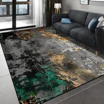 Modernus abstraktus kilimas svetainės dekoravimui Didelis plotas Kilimas Sofos Kavos staliuko šoninė grindų kilimėlis Neslystantis Plaunamas Miegamojo durų kilimėlis 60*90cm