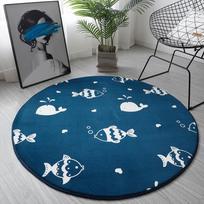 Zebrinės juostelės apvalus kilimas juoda balta svetainės kilimas kėdės kilimėlis flanelinis neslystantis vaiko miegamojo kilimas vonios kilimėlis Diameter 60cm
