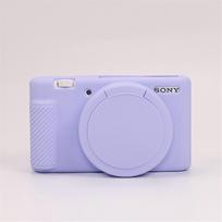 Silikoninis šarvuotas odos fotoaparato dėklas, korpuso dangtelio apsauga Sony ZV-1 ZV1 skaitmeniniam fotoaparatui