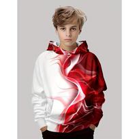 Vaikiški drabužiai Berniukų Hoodies Spalvos Gradientas 3D Spausdinimas Ilgomis Rankovėmis Vaikų Drabužiai Laisvalaikio Mada Lauko Berniukų Drabužiai Megztiniai Viršutiniai Drabužiai 110