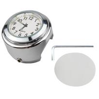 22mm 25mm Universalus vandeniui atsparus Motociklo Vairo Ciferblato Laikrodis Temperatūros Termometras Vairo Laikrodis Laikrodis Tinka-Harley