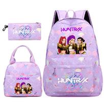 3 vnt./rinkinys Mielas Kpop spausdintas kuprinė, rankinė, pieštukinė paaugliui, studentui, mergaitei, berniukui, mokyklinė kuprinė, vaikiška knygų kuprinė, didelės talpos kelioninė rankinė, dovana Mochila