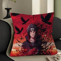 N-Narutoes U-Uchiha I-Itachi pagalvių užvalkalai, animacinių filmukų, sofos, dekoratyviniai namų dvipusio spausdinimo, trumpi pliušiniai, mieli pagalvėlių užvalkalai 12x12Inch