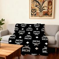 Šaunus Logotipas Mada M-M-MCM-ES Antklodė Super Šilta Patogi Pliušinė Mesti Antklodė Vaikas Namų Sofa Miegamojo Dovana 30x40in