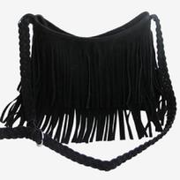 Women's Retro Suede Tassel Crossbody Shoulder Bag