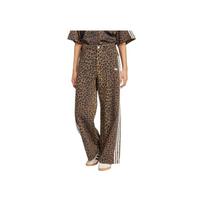 Adidas Originals Klasikinė Sporto Serija Prekės Ženklas Leopardų Raštas Patogios Laisvos Kasdienės Kelnės Moteriškos Kelnės Juoda Rock-Layer-Bronze KA2680