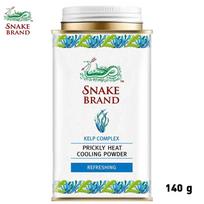Snake Prickly Heat Cooling Powder Refreshing, Kelp Complex, 140 g / 280 g - Thai 140 g mėlyna