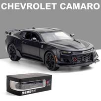 1/24 Camaro Bumblebee automobilio modelio žaislas, cinko lydinio liejinys, atitraukiamas automobilio garsas ir lengvi žaislai vaikams, berniukui, mergaitei, dovana 20*9*5.5CM juoda