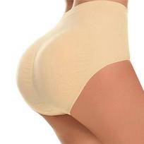 Moteriškos Push Up paminkštintos užpakalį pakeliančios kelnaitės Body Shaper Booty Hip Enhancer apatiniai kelnaitės Kelnaitės netikros užpakalio paminkštinimo apatinės kelnaitės XL/2XL smėlis