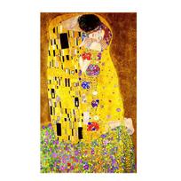 Gustav Klimt Pabučiavimas Drobės Tapybos Reprodukcijos Klasikiniai Garsūs Sienos Meno Plakatai Klimt Pabučiavimas Paveikslai Svetainės Dekoro Fonui 20x40cm balta
