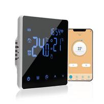 „WiFi Smart Thermostat“ temperatūros valdiklis, skirtas 16A elektrinio šildymo LCD ekrano jutiklinio ekrano savaitei WIFI electric heating balta