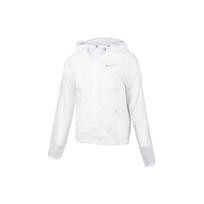 Nike Užsegamas su gobtuvu Bėgimo striukė Moteriška Viršutinė apranga Balta CZ2834-100 L white